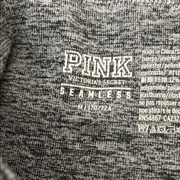 Victoria's Secret Heather Gray and Dark Gray Leggings - Picture 2 of 6